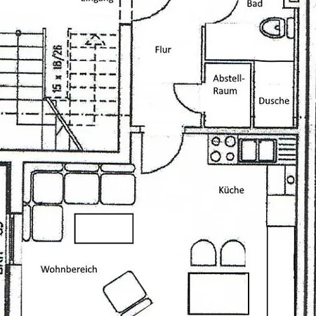 아파트 Hafenhaeuser - Whg 10 Boddenpfoten 브리게